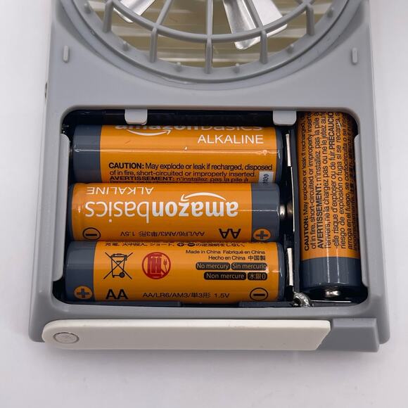 Vintage Enterprex Super Fields Fan Mirror Flash Light Clock Hanger Portable - Picture 10 of 11